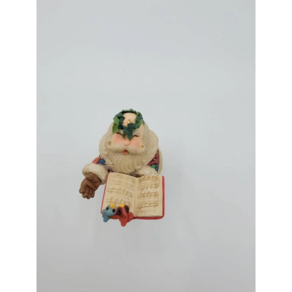 Hallmark Keepsake Christmas Ornament Toy Shop Serenade Santa Claus With Birds‎